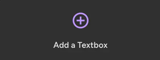 Augie Studio Basics Add a Textbox button