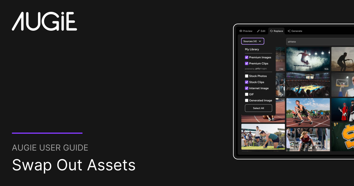 Swap Out Assets | Augie User Guide